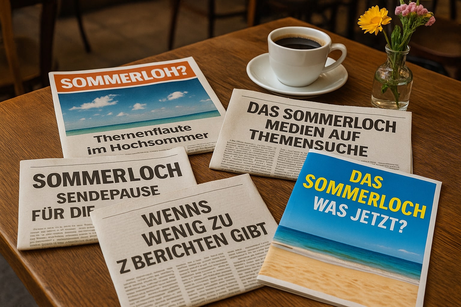 Sommerlich: Wie Medien Themen generieren, wenn wenig passiert