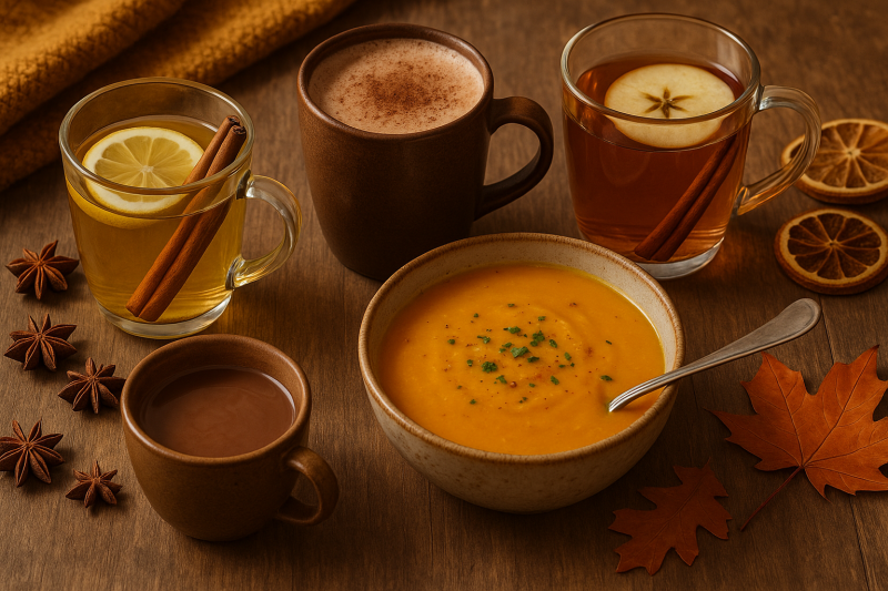 Warme Getränke für den Herbst: Rezepte für Tees, heiße Sc...
